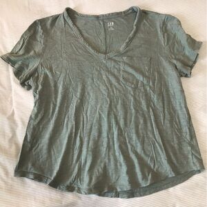 GAP green Forever Soft Tee Size M